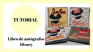 Libros de autógrafos Disney. 