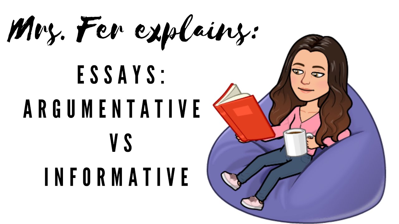 argumentative essay vs informative