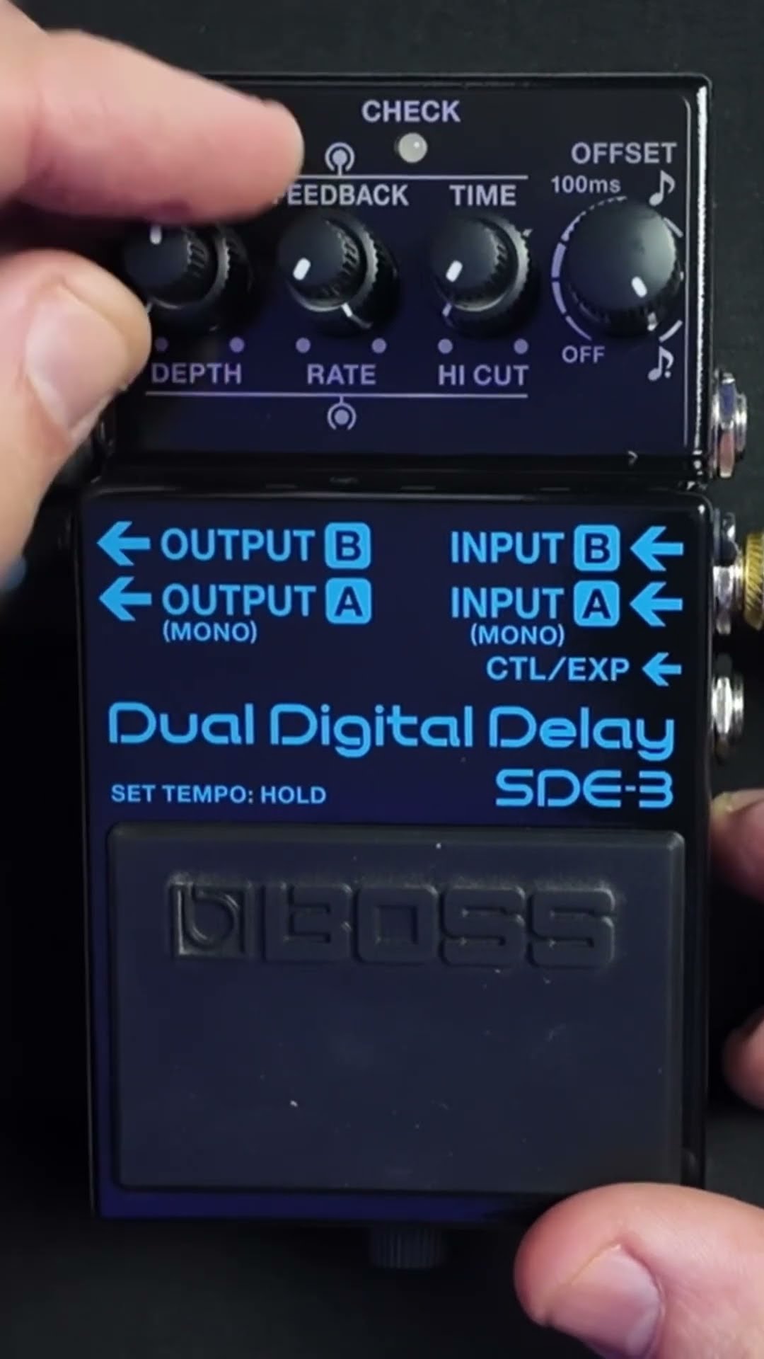 品揃え豊富で Setup DELAY PANNING SDE-3 BOSS (Listen #BOSS STEREO) in ギター