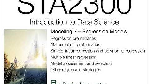 0 Introduction to Regression Models