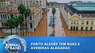 Ruas e avenidas de Porto Alegre estão alagadas