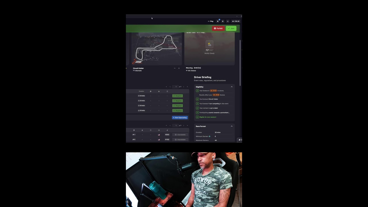 Getting wrecked; learning Circuit Zolder (Alternate) (Portrait)