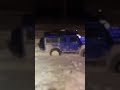 Traxxas trx4 is taking off in the snow with paddletires#traxxas#traxxastrx4#rc car in snow#paddle