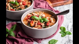 How to Make Delicious Italian Pasta Fagioli Soup | ThermoPro Recipes 2020 | Bon Appétit screenshot 4