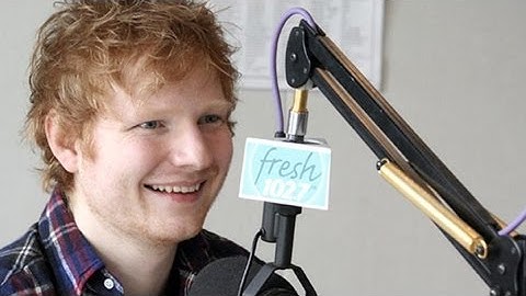 Ed Sheeran Talks Working With Pharrell Williams On "Sing" & More In Fresh 102.7 Interview