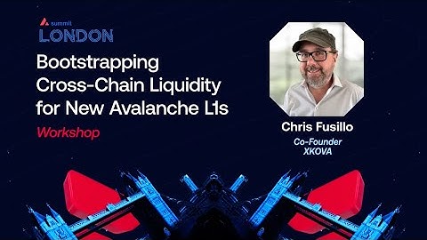 Bootstrapping Cross-Chain Liquidity for New Avalanche L1s I Avalanche Summit London