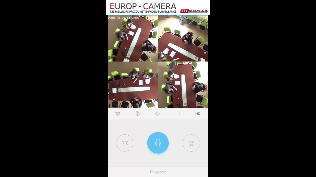 camera de surveillance autonome - Europ - Camera