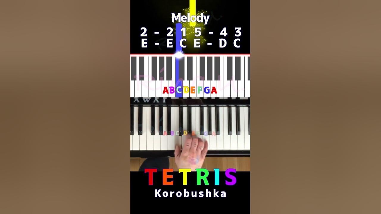🔵day6🟣TETRIS Korobushka mm.5-8 Piano Tutorial Beginner