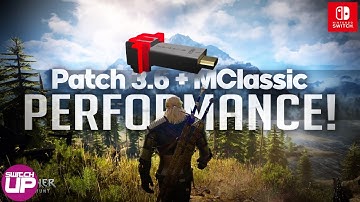 Witcher 3.6 + MClassic looks pretty damn SWEET on Nintendo Switch!