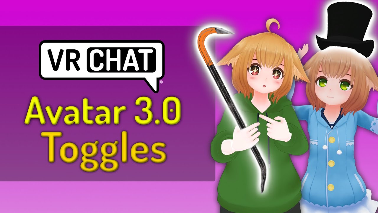 Vrchat Avatar 3.0 Tutorial - Toggling Props \U0026 Accessories
