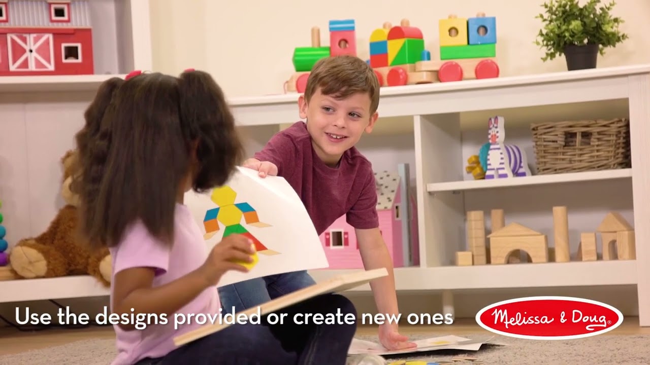 Melissa and Doug Ahşap Mıknatıslı Tahta - Şekiller MP19160 | Mucit