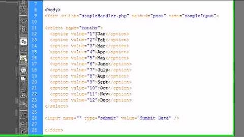 Dreamweaver CS4 Tutorial-24 Lists and Menus