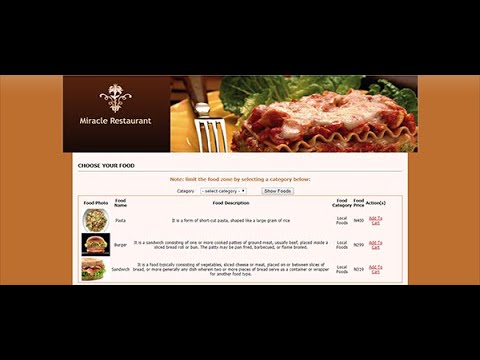Online Restaurant Site Using PHP | Source Code & Projects