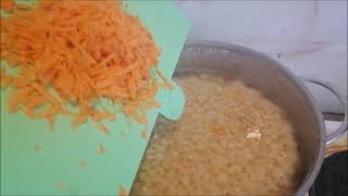 Рецепт - Гороховая каша с плавленным сыром!