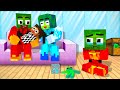 Monster school  zombie x squid game new brother  minecraft animation