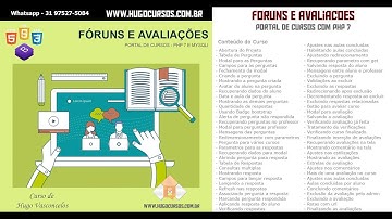 Fóruns e Avaliações  PHP7 - Aula 01 - Portal de Cursos
