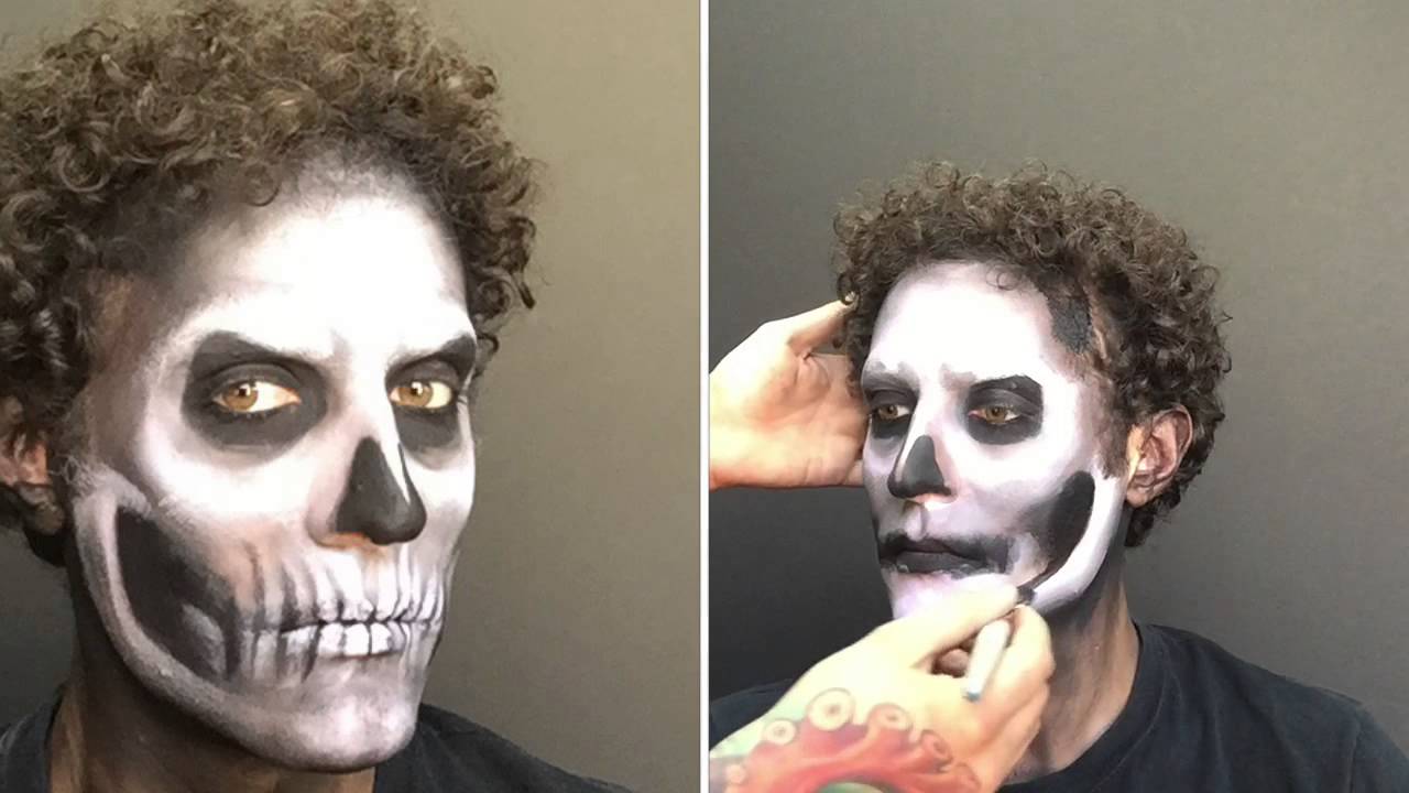 The Made Up Dead Full Skull Makeup Tutorial YouTube