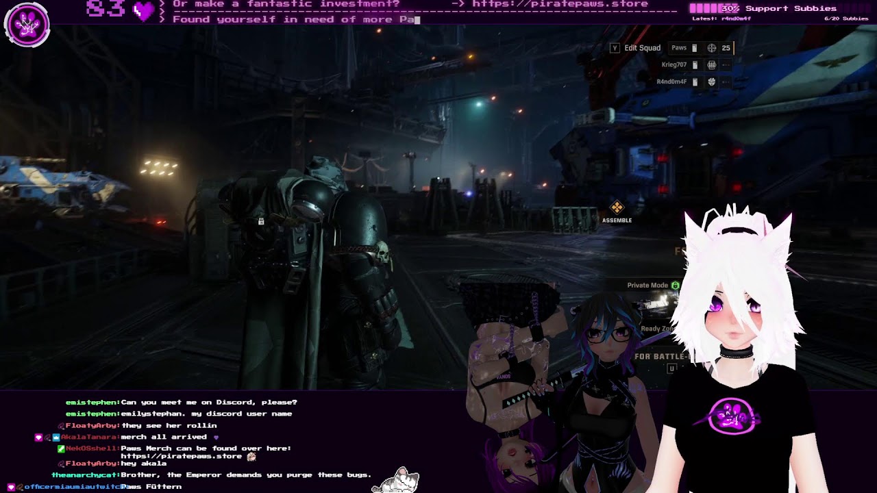 Pirate Paws Live Stream @ https://www.twitch.tv/piratepaws
