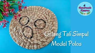 Gelang Tali Simpul Model Polos