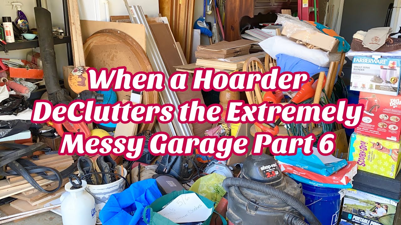 Hoarders ️ Declutter the Extremely Messy Garage Part 6! Minimalist