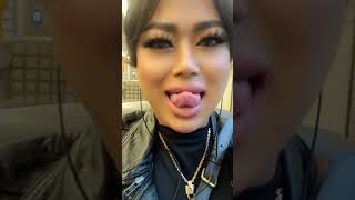 Leather outfit public