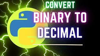 Convert binary to decimal value in python