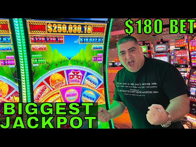 RECORD BREAKING JACKPOT On Huff N EVEN More Puff Slot class=