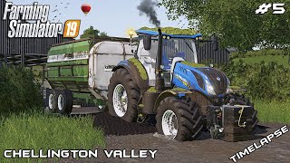 : Feeding animals in very muddy condition | Chellington Valley | Farming Simulator 19 | Episode 5