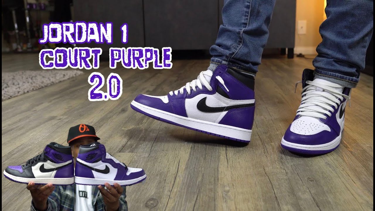 court purple 2.0 on feet