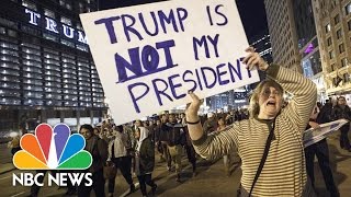Thousands Protest Donald Trump’s Victory Around US | NBC News