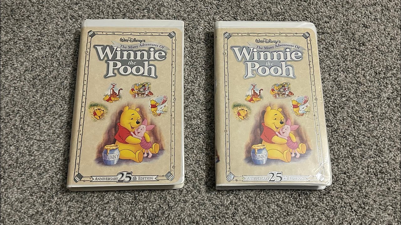 The Many Adventures Of Winnie the Pooh 2002 VHS (24th Anniversary
