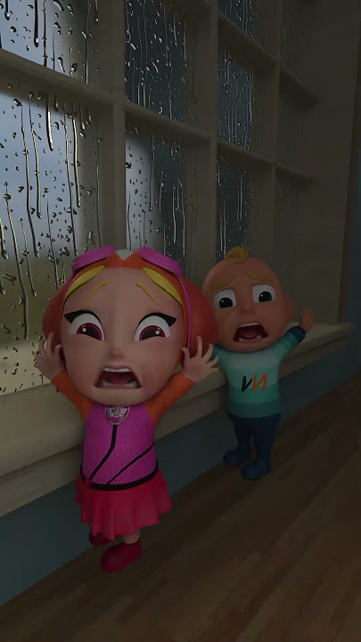 What To Do When It Rains? - Rain Rain Go Away | Rosoo Family #kidssong #nurseryrhymes #shorts