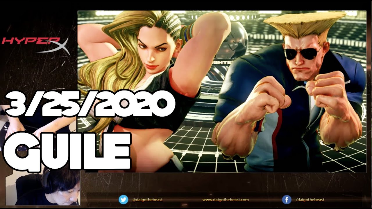 【BeasTV Highlight】 3/25/2020 Street Fighter V ガイル配信 Guile Stream