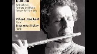 Classical Flute, Peter-Lukas Graf - Grande Sonate Concertante in A Minor Op. 35 / Friedrich Kuhlau