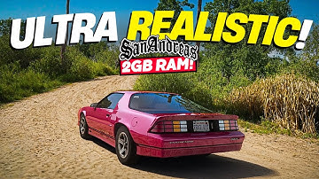How To Install GTA San Andreas Realistic Graphics Mod 😍 | No Lag, Low-End Pc Friendly!....