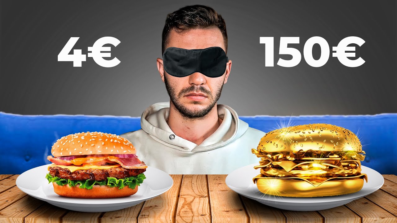 Probando Comida de 1$ vs Comida de 1000$