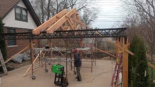 Welding the Truss Brackets