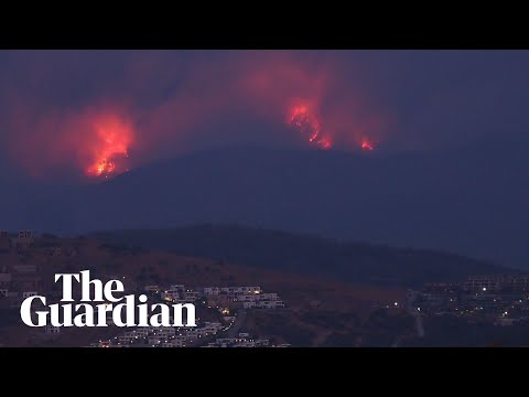 Tourists evacuated from burning Med resorts as fires rage across southern Turkey