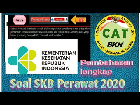 Soal SKB Perawat 2020 Lengkap Pembahasan - Perawat terampil dan Perawat Ahli Pertama