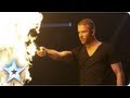 James More's firey magic act! | Semi-Final 4 | Britain's Got Talent 2013