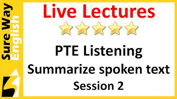 [Step by Step] PTE Listening Summarize Spoken Text Practice Questions Set 2