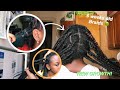 Taking out my 2 month old box braids + Life Update