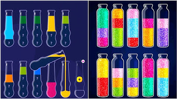 Get Color Water Sort Gameplay 31 , Android Games ios Walkthrough Simulator Think Brain Puzzle