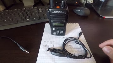 Yaesu FT-65 / FT-25 / FT-4XE / FT-4VR programming cable SCU-35