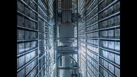 Microload Stacker Crane For Sensitive-Precious Items-Jewellery Goods Stored In Metal Bins