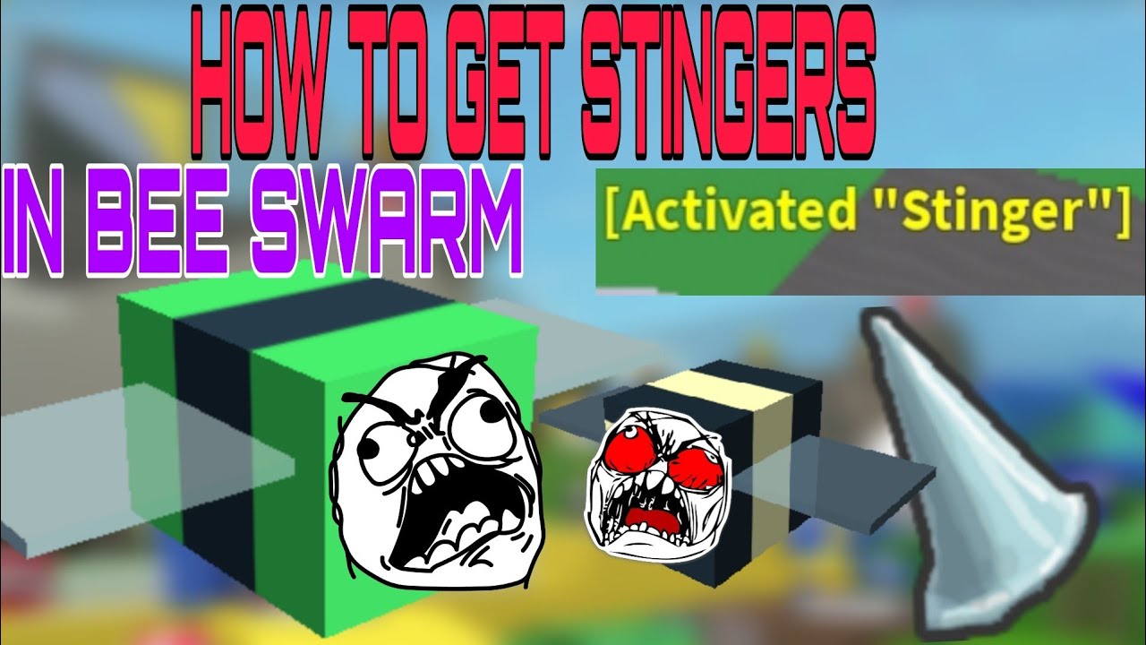 how-to-get-stingers-in-bee-swarm-simulator-roblox-youtube