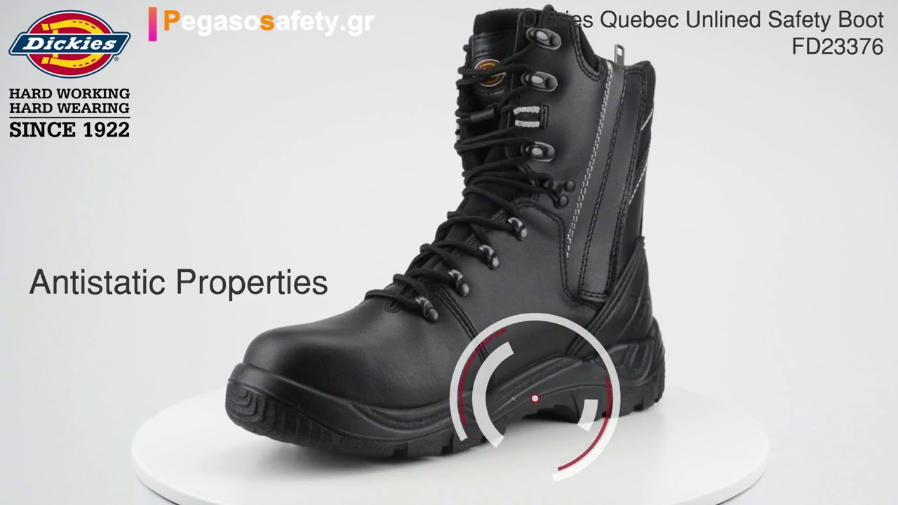 Μπότες Quebec FD23376 Dickies - YouTube