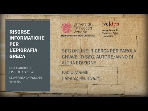 Fabio Maielli, SEG online: search by keyword, SEG id, author/year of other edition