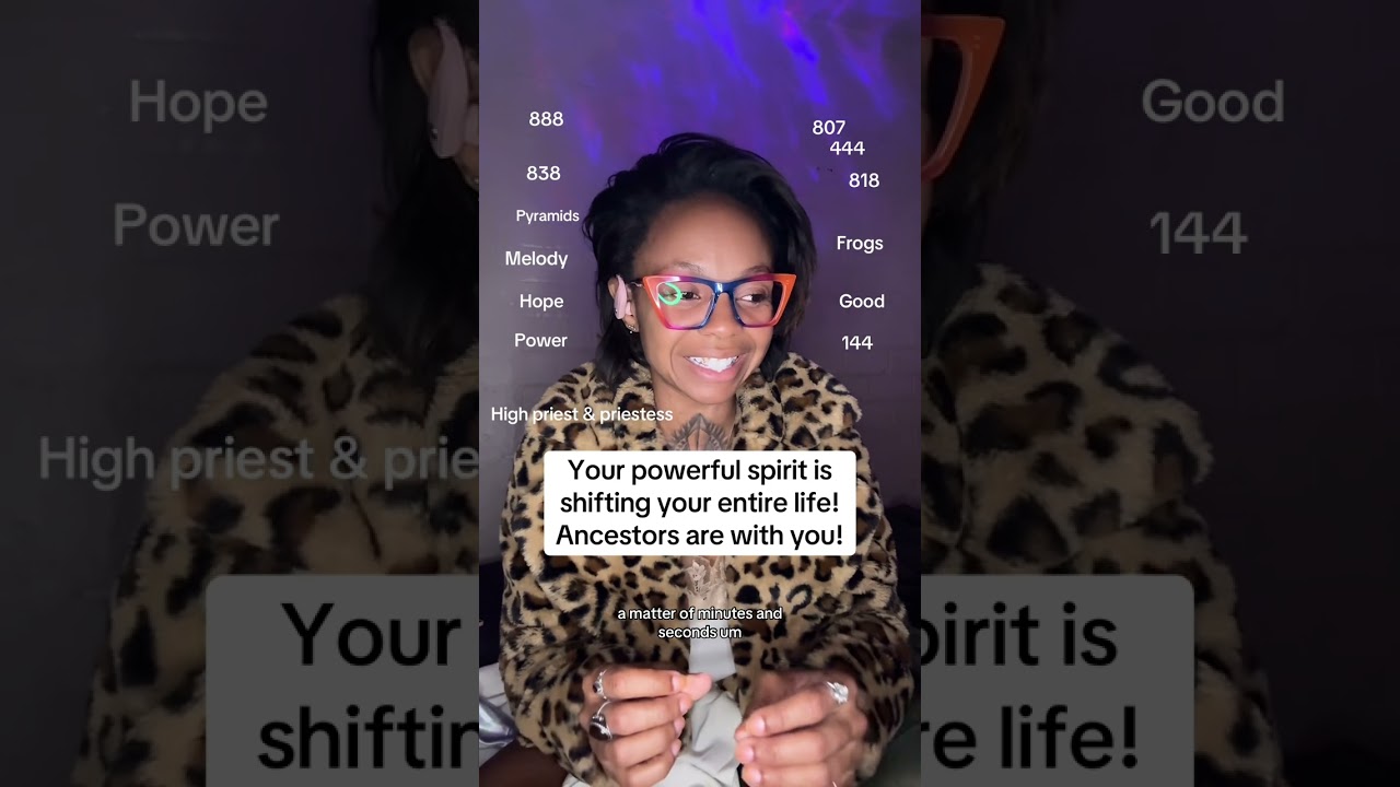 🧚🏽‍♀️Your powerful spirit is shifting your reality! Message from your ancestors on the path ahead!