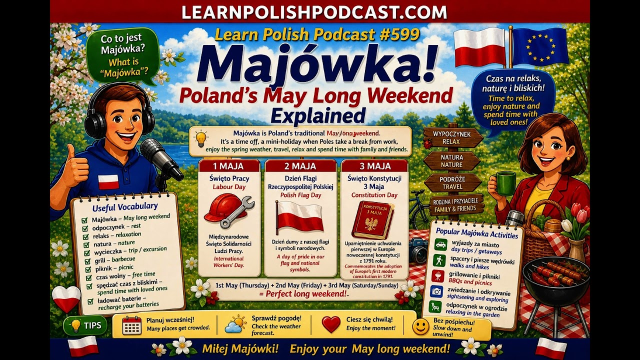#599 Majówka! Poland's May Long Weekend Explained — Po Polsku